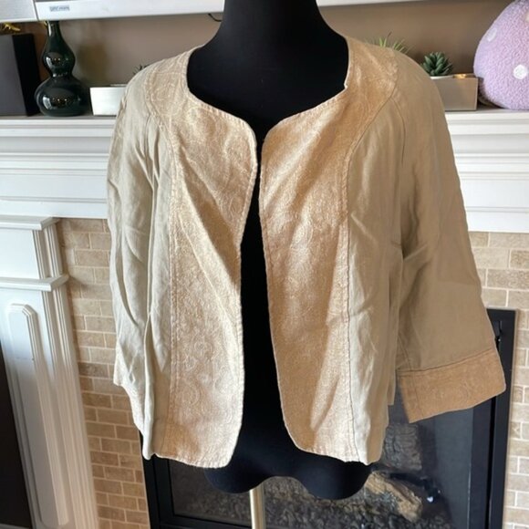 Michael Michael Kors Elegant linen blazer size 10 - Picture 1 of 6